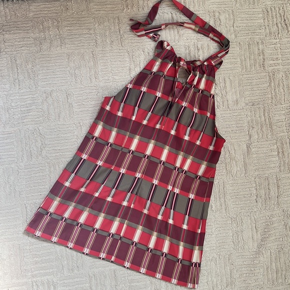 Banana Republic plaid sleeveless ruffle top Size XS New without tags - Picture 11 of 16